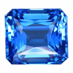 98.00ct Swiss Blue Emerald Cut Quartz (GEM-20054)