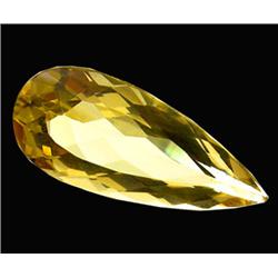3.70ct Wonderful Natural Nice Golden Yellow Beryl Pear (GEM-19626)