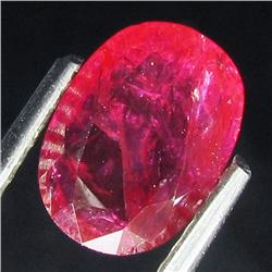 1.5ct Natural Tanzania Red Ruby Appraised $4k (GEM-17216)