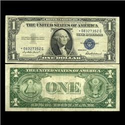 1935F $1 Silver Certificate Star Note Better Grade SCARCE (CUR-06016)