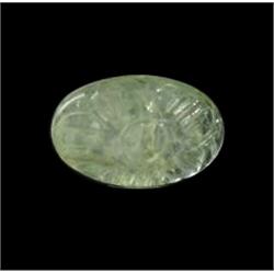 3.27ct. Stunning Green Beautiful Natural Carved Emerald  (GEM-22033)