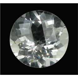 11.7ct Ultimate Flawless Quartz Crystal Gem Round Checker Cut (GEM-21598)