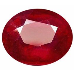 5.96ct Glowing Natural Top Blood Red Ruby Majestic Appraisal Estimate $7152 (GEM-18368)
