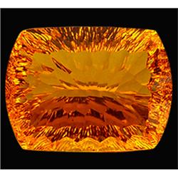 92.74ct Cushion Cut Orange Citrine (GEM-22904)