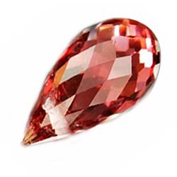 .8ct Briolette Top Hot Pink Tourmaline (GMR-0550A)