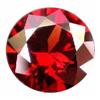 Image 1 : 47ct Red Round Lab Diamond Gem (GEM-22001)