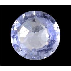 0.44ct Brilliant Natural Round Cut Blue Purple Sapphire (GEM-0098E)