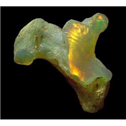 3.9ct RARE Ethiopian Crystal Opal Super Flashing Color (GEM-23829)