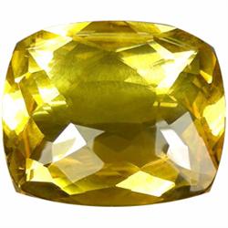 238.0ct AAA Huge Lemon Yellow Africa Citrine Cushion   (GEM-23749)