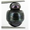 20.79ct South Sea Saltwater Baroque Pearl Iridescent Black/Purple RARE 18mm (JEW-1889)