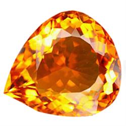 113.00ct Distinction Golden Yellow Pear Cut Citrine (GEM-23166)