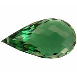 20.20ct Astonishing Top Green Amethyst Briolette (GEM-23612)