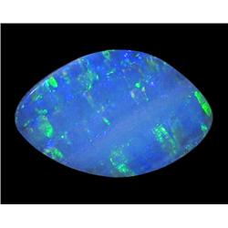 1.77ct Australian Black Opal Doublet Full Fire (GEM-22623A)