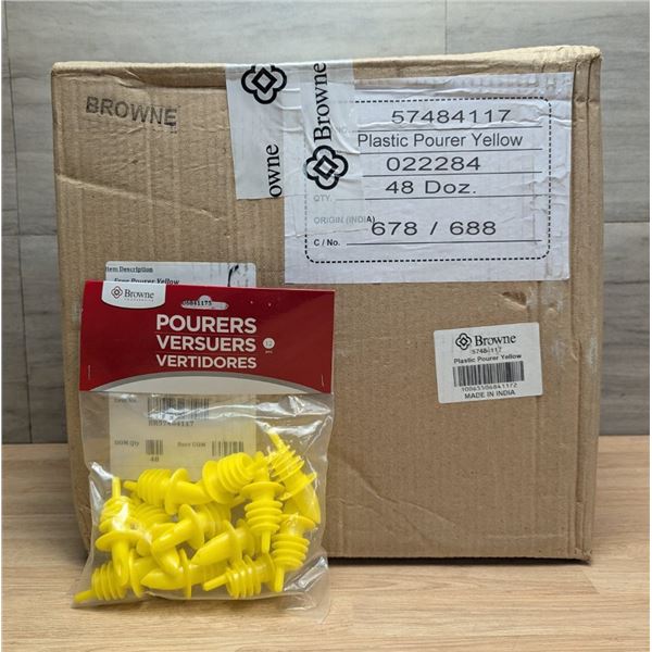 Yellow Free Pourers, Browne 57484117 - Lot of 408