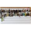 Image 4 : Assorted Fly Fishing Fly Collection w/ Wooden Storage Case
