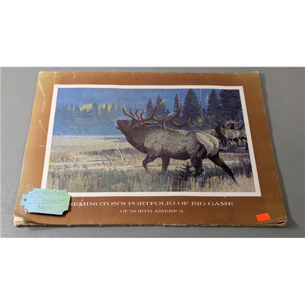 VTG Remington’s Portfolio of Big Game of North America - 12 Bob Kuhn Lithographs