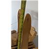 Image 3 : VTG Handmade Wooden Doll Swing & Cradle w/ Rocking Base