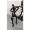 Image 3 : Assorted Welded Metal Folk Art Sculptures - Musicians, Piano Player & Insect