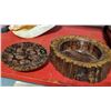 Image 2 : Rustic Bark-Covered Wooden Lidded Trinket Box