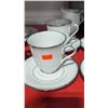 Image 4 : Royal Charter “Silver Matara” Fine China Dinnerware Set - Sri Lanka