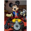 Image 1 : VTG Disney Mickey Mouse Animated Telephone w/ Microphone & Keypad