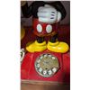 Image 2 : VTG Disney Mickey Mouse Telephone w/ Yellow Handset & Rotary-Style Dial