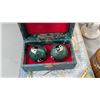 Image 7 : VTG Assorted Decor & Collectibles w/ Baoding Balls, Bongos, Cat Bank & More