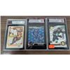 Image 1 : KSA Graded Hockey Cards w/ Gretzky #125 VGE 4, Knies RC 9.5 & Beniers 46/50 9.5