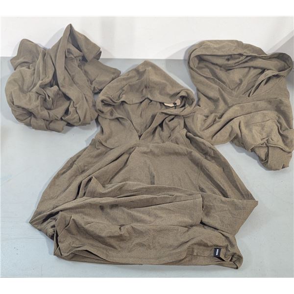 Lot of Three PrAna Hooded T-Shirts - Men's Size M