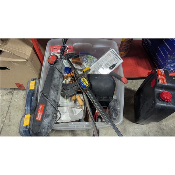 Assorted Power & Hand Tools w/ Mastercraft 12V Drill, Precision Engraver, Clamp & More