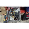 Image 1 : Assorted Power & Hand Tools w/ Mastercraft 12V Drill, Precision Engraver, Clamp & More
