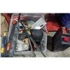 Image 2 : Assorted Power & Hand Tools w/ Mastercraft 12V Drill, Precision Engraver, Clamp & More