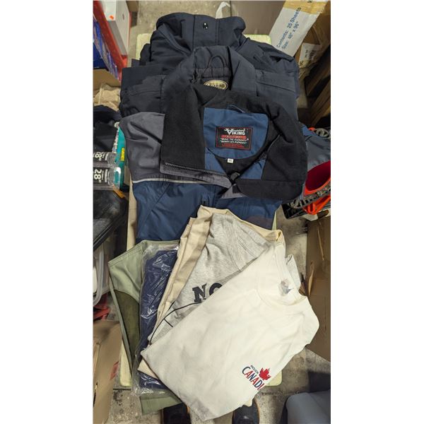 Mens Apparel Lot - Molson Canadian, Viking, Shooting T Shirts, Falcon Brand & More