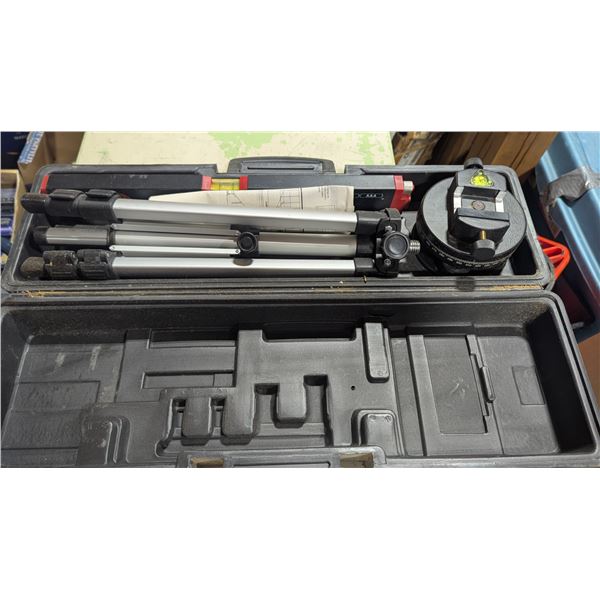 Jobmate Rotary Laser Level w/ Tripod & Carrying Case