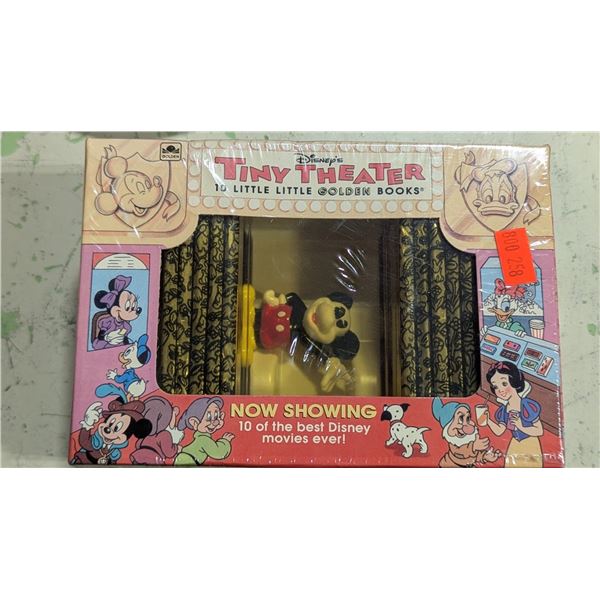 VTG Disney Tiny Theator 10 Little Little Golden Books - Sealed
