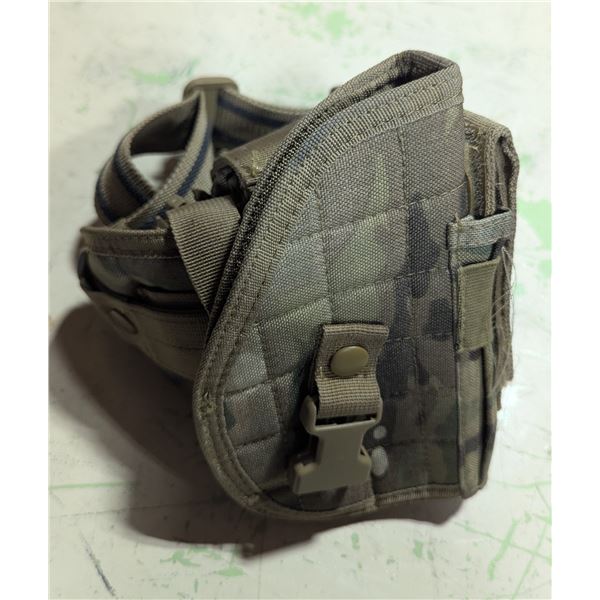 Tactical Drop-Leg MOLLE Holster & Utility Pouch Rig