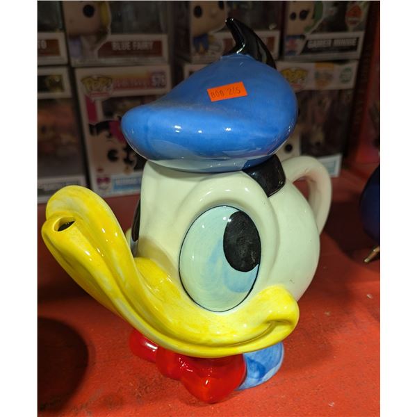 VTG Disney Donald Duck Hand Painted Tea Pot