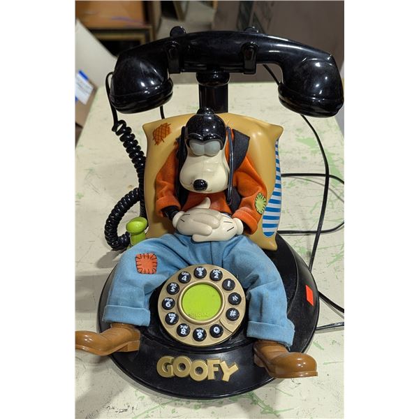 VTG 1998 Telemania Disney Goofy Telephone