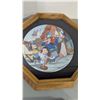 Image 4 : VTG Disney Pinocchio Collector Plates in Matching Octagonal Frames