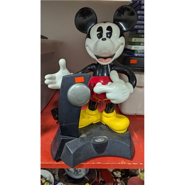 VTG Disney Telemania Mickey Mouse Novelty Telephone w/ Cordless Handset