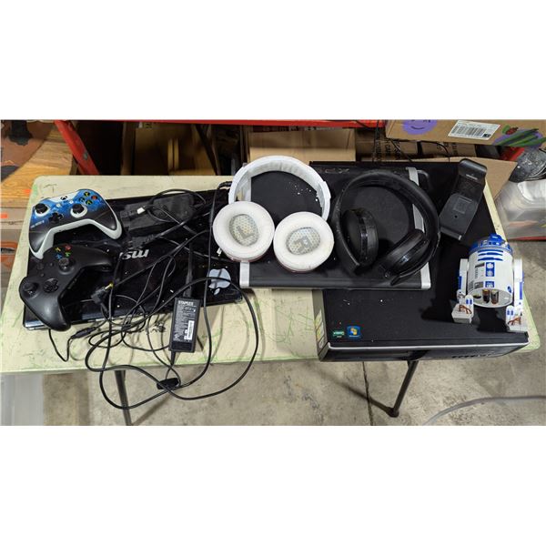 Assorted Electronics w/ HP Compaq 6005 Pro PC, Dell PP25L Laptop, Xbox Controllers & More
