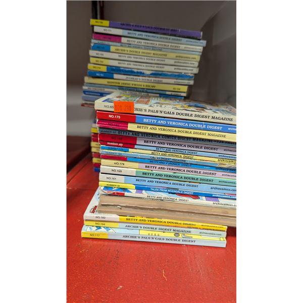 VTG Archie Comics Digest Lot w/ Betty & Veronica, Jughead, Pals ’N’ Gals & More