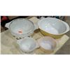Image 1 : Lot of Four VTG Pyrex Casserole Dishes