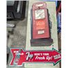Image 1 : VTG Fire Chief Gas Pump Display Model w/ 7UP Advertising Sign