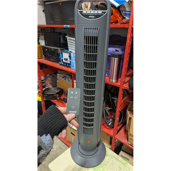 Seville Classics Rotating Stand Fan w/ Remote