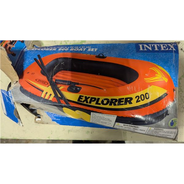 Intex Explorer 200 Inflatable Boat Set