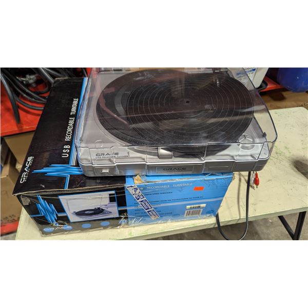Grace Digital Audio USB Recordable Turntable