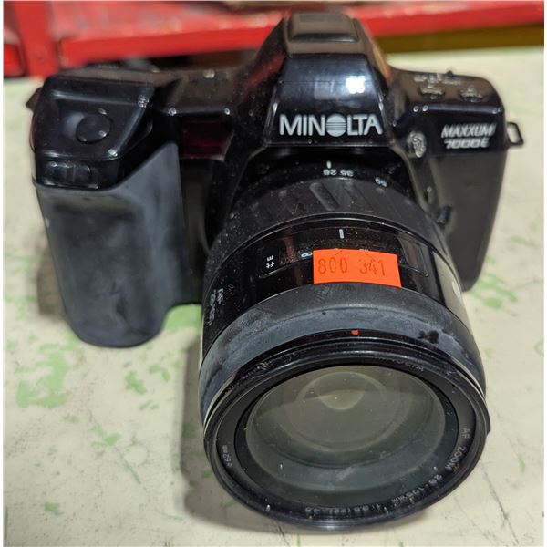 VTG Minolta Maxxum 7000i 35mm SLR Camera w/ AF Zoom Lens