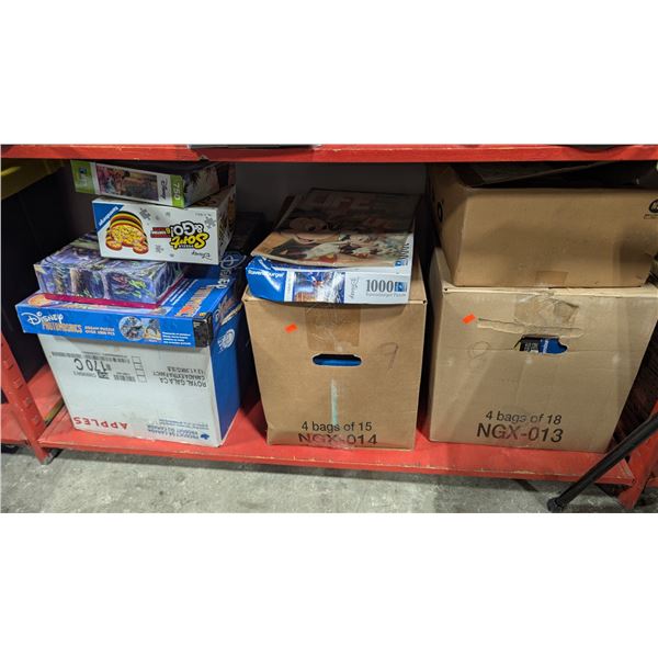 VTG Disney & Ravensburger Puzzles, Children’s Books, Scooby-Doo VHS & More - Large Lot