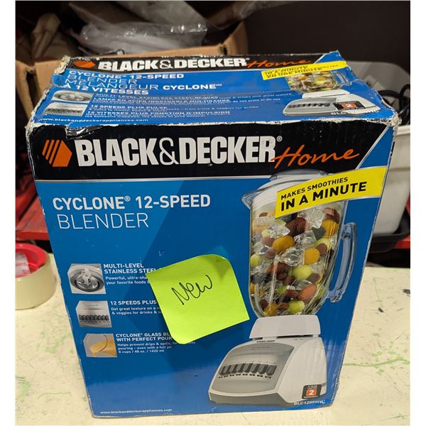 Black & Decker Cyclone 12 Speed Blender - New in Box
